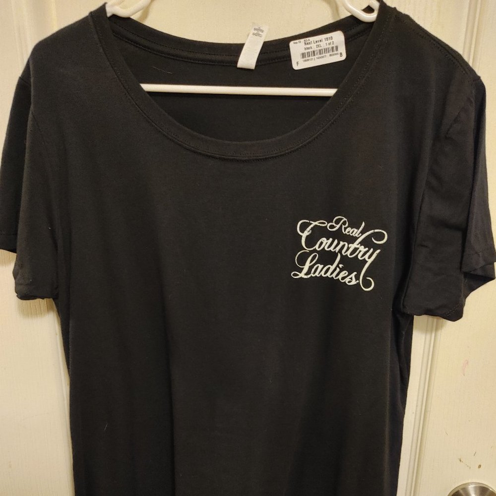 Country Ladies Scoop Neck Tee